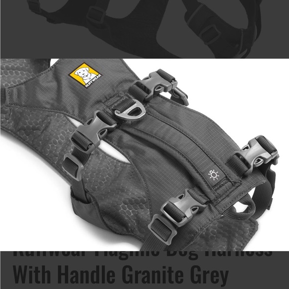 Ruffwear flagline Gray Dog Harness Granite grey size XL - Picture 5 of 11